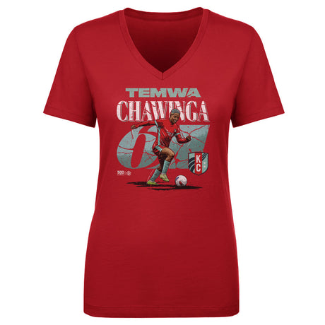 Temwa Chawinga Women's V-Neck T-Shirt | 500 LEVEL