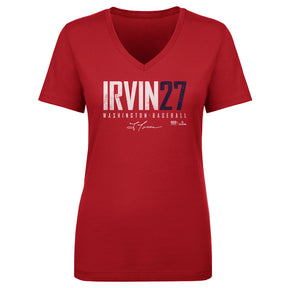 Jake Irvin Women's V-Neck T-Shirt | 500 LEVEL