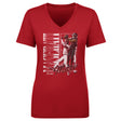 Marvin Harrison Jr. Women's V-Neck T-Shirt | 500 LEVEL