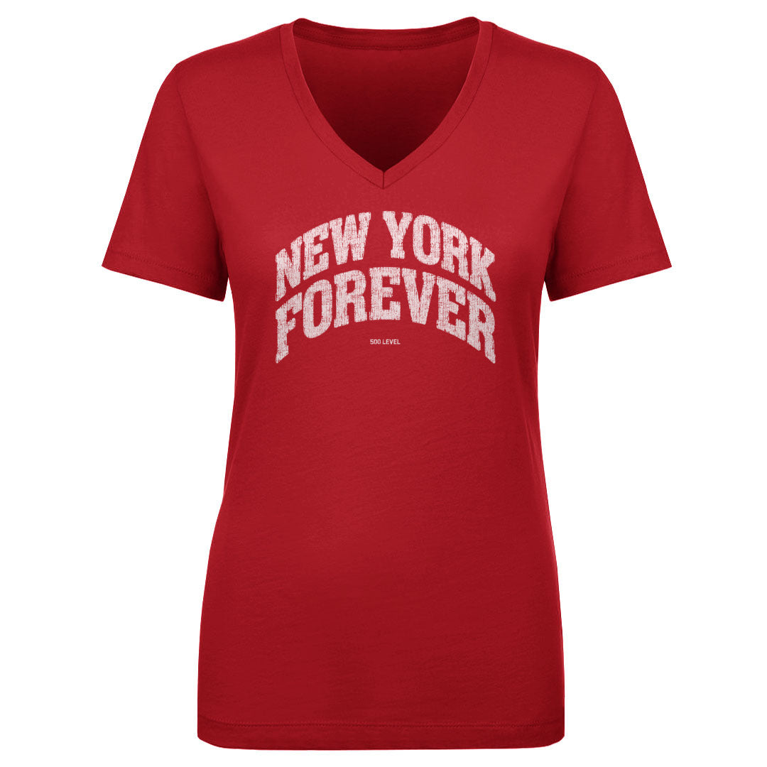 New York Women's V-Neck T-Shirt | 500 LEVEL