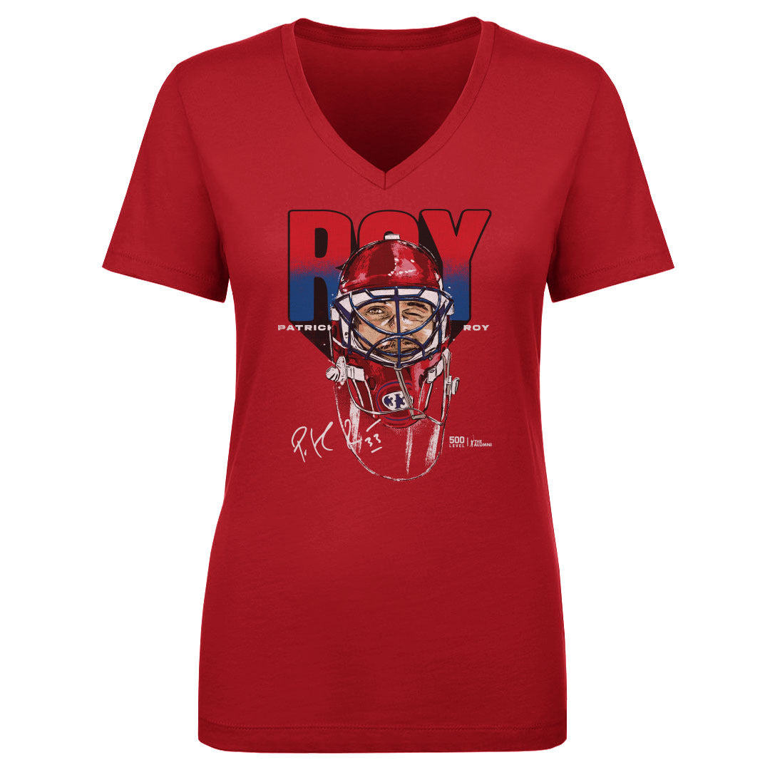 Patrick Roy Women's V-Neck T-Shirt | 500 LEVEL