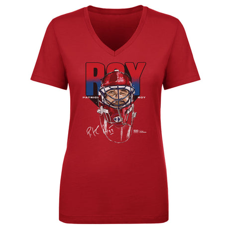 Patrick Roy Women's V-Neck T-Shirt | 500 LEVEL