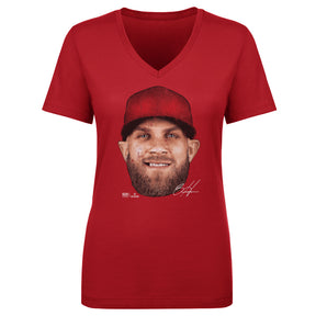 Bryce Harper Women's V-Neck T-Shirt | 500 LEVEL