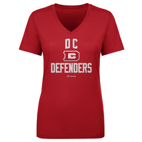 DC Defenders Women's V-Neck T-Shirt | 500 LEVEL