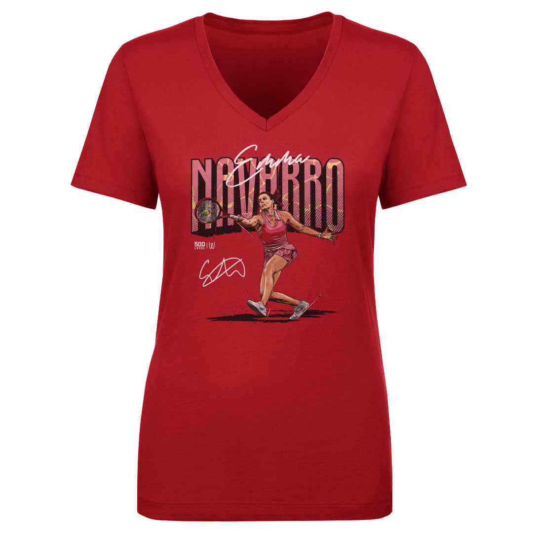 Emma Navarro Women's V-Neck T-Shirt | 500 LEVEL