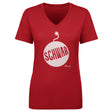 Kyle Schwarber Women's V-Neck T-Shirt | 500 LEVEL