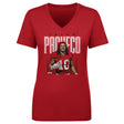 Isiah Pacheco Women's V-Neck T-Shirt | 500 LEVEL