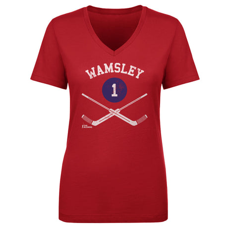 Rick Wamsley Women's V-Neck T-Shirt | 500 LEVEL