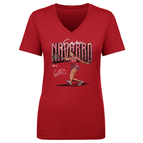 Emma Navarro Women's V-Neck T-Shirt | 500 LEVEL