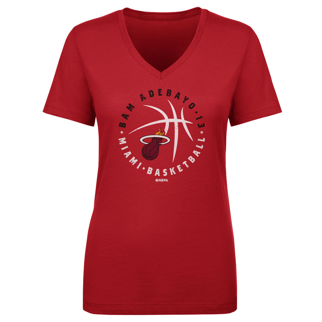 Bam Adebayo Women's V-Neck T-Shirt | 500 LEVEL