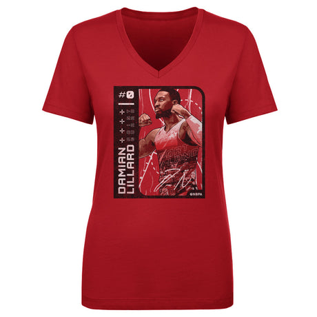 Damian Lillard Women's V-Neck T-Shirt | 500 LEVEL