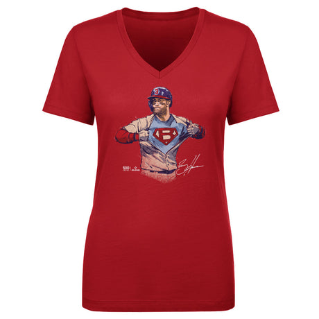 Bryce Harper Women's V-Neck T-Shirt | 500 LEVEL