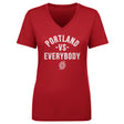 Portland Trail Blazers Women's V-Neck T-Shirt | 500 LEVEL