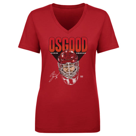 Chris Osgood Women's V-Neck T-Shirt | 500 LEVEL