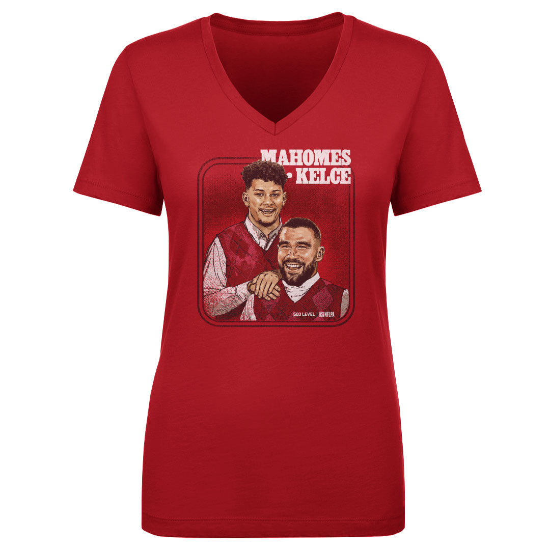 Patrick Mahomes Women's V-Neck T-Shirt | 500 LEVEL