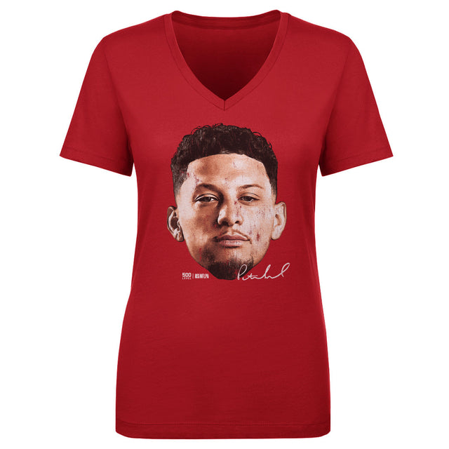 Patrick Mahomes Women's V-Neck T-Shirt | 500 LEVEL