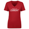 Kansas City Current Women's V-Neck T-Shirt | 500 LEVEL