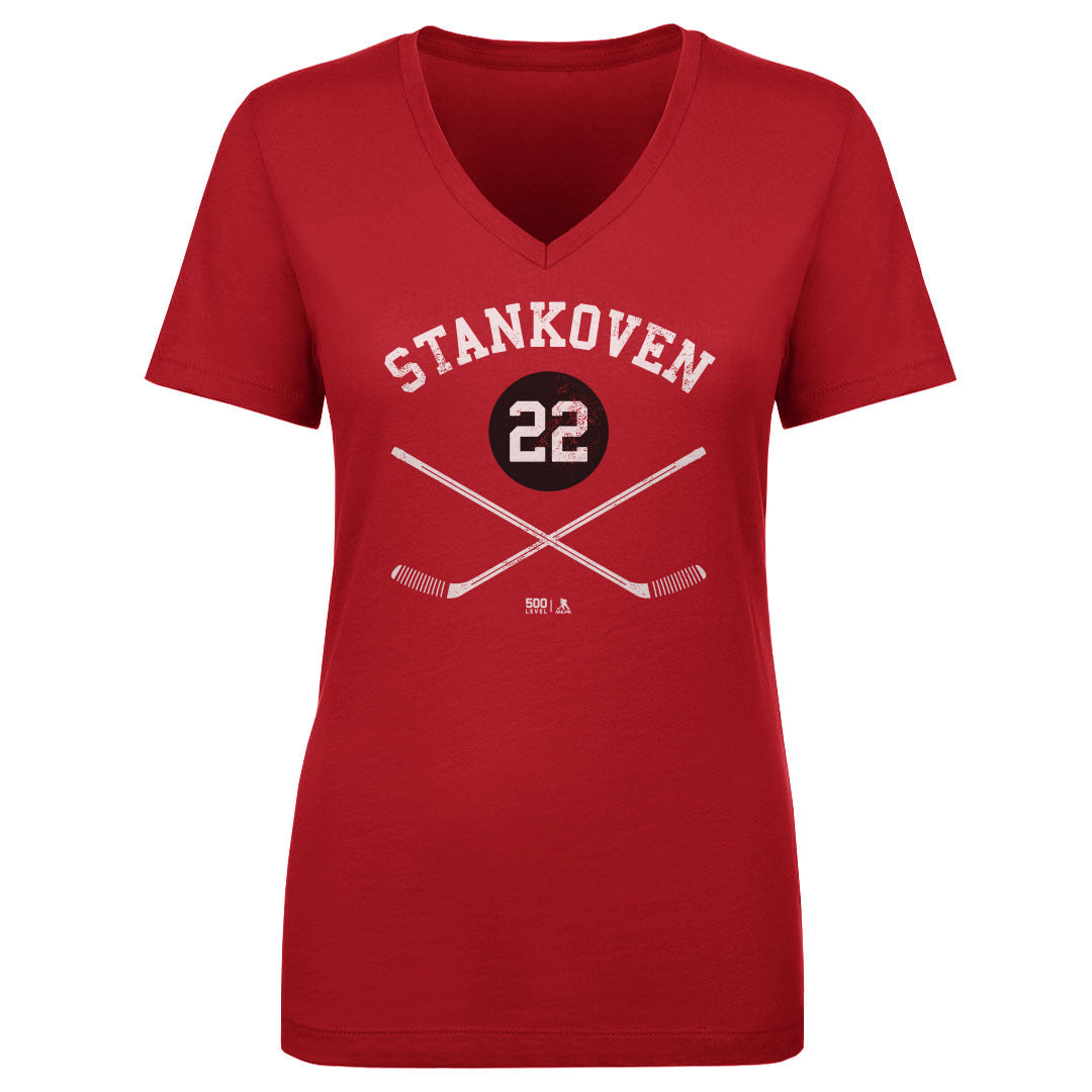 Logan Stankoven Women's V-Neck T-Shirt | 500 LEVEL
