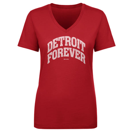 Detroit Women's V-Neck T-Shirt | 500 LEVEL