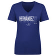 Teoscar Hernandez Women's V-Neck T-Shirt | 500 LEVEL