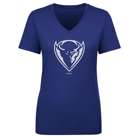 DePaul Blue Demons Women's V-Neck T-Shirt | 500 LEVEL