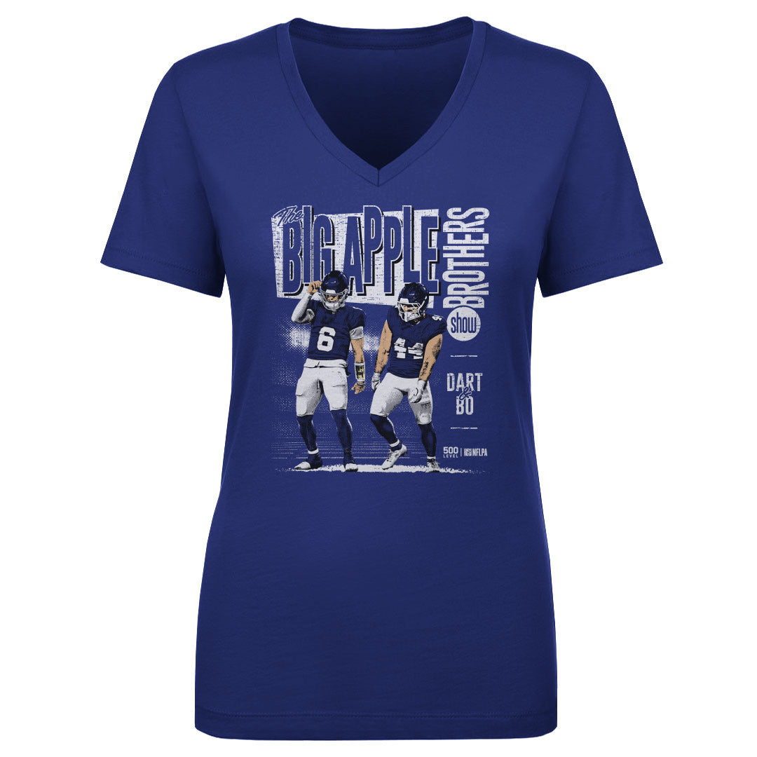 Jaxson Dart Women's V-Neck T-Shirt | 500 LEVEL