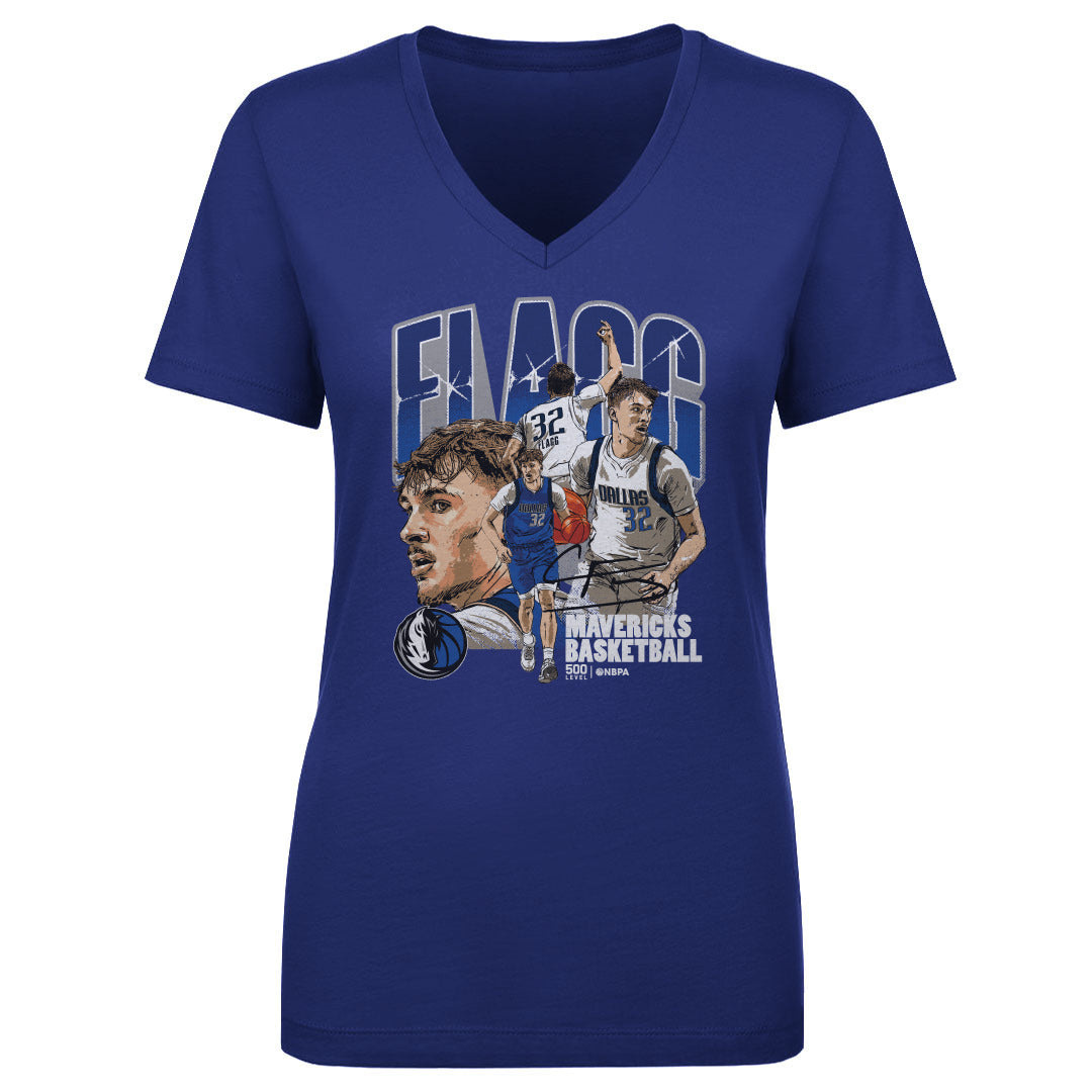 Cooper Flagg Women's V-Neck T-Shirt | 500 LEVEL