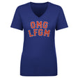 New York M Baseball Women's V-Neck T-Shirt | 500 LEVEL