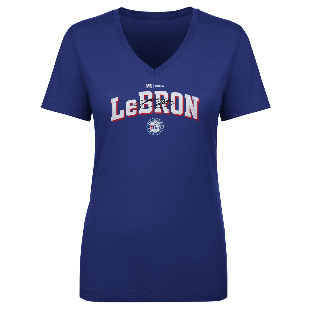 LeBron James Women's V-Neck T-Shirt | 500 LEVEL