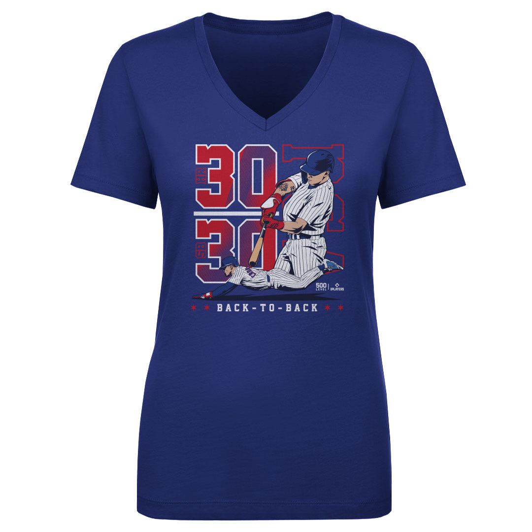 Pete Crow-Armstrong Women's V-Neck T-Shirt | 500 LEVEL