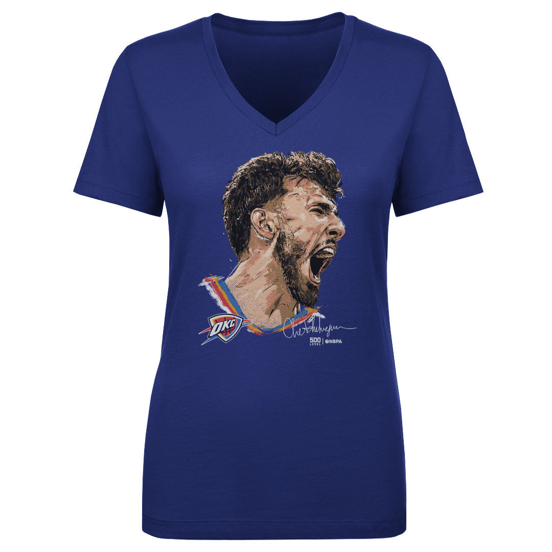 Chet Holmgren Women's V-Neck T-Shirt | 500 LEVEL