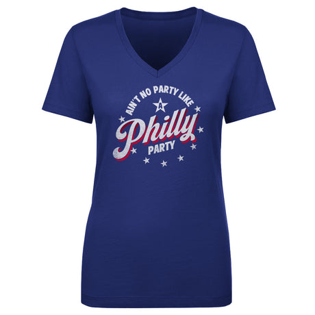Philadelphia Basketball Women's V-Neck T-Shirt | 500 LEVEL