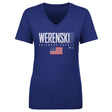 Zach Werenski Women's V-Neck T-Shirt | 500 LEVEL