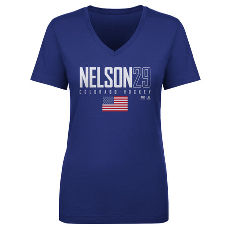 Brock Nelson Women's V-Neck T-Shirt | 500 LEVEL