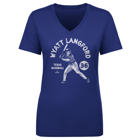 Wyatt Langford Women's V-Neck T-Shirt | 500 LEVEL