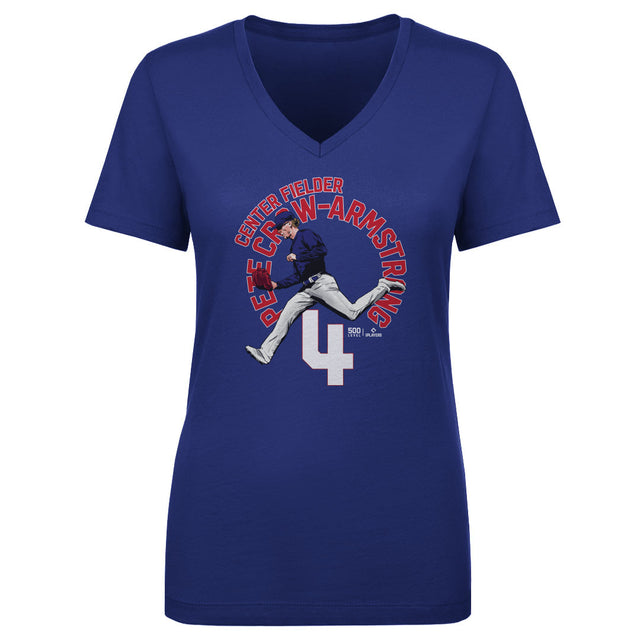 Pete Crow-Armstrong Women's V-Neck T-Shirt | 500 LEVEL