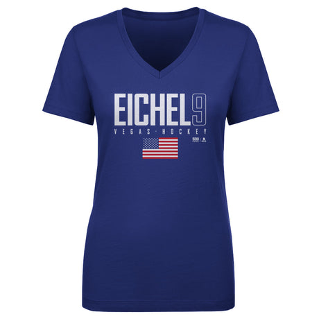 Jack Eichel Women's V-Neck T-Shirt | 500 LEVEL