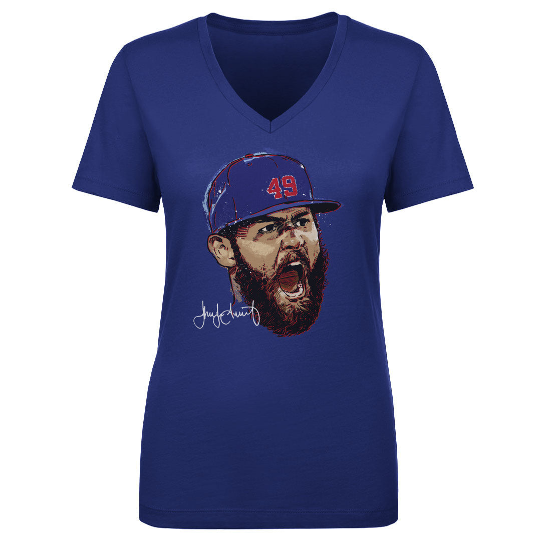 Jake Arrieta Women's V-Neck T-Shirt | 500 LEVEL