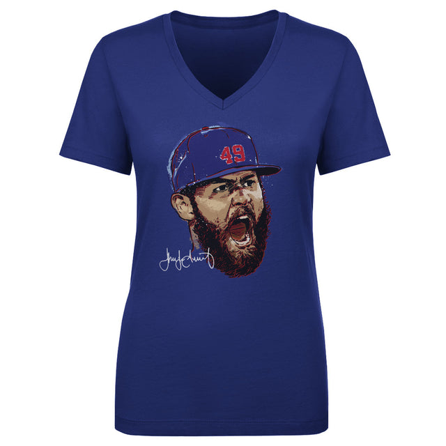 Jake Arrieta Women's V-Neck T-Shirt | 500 LEVEL