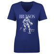 Jalen Brunson Women's V-Neck T-Shirt | 500 LEVEL