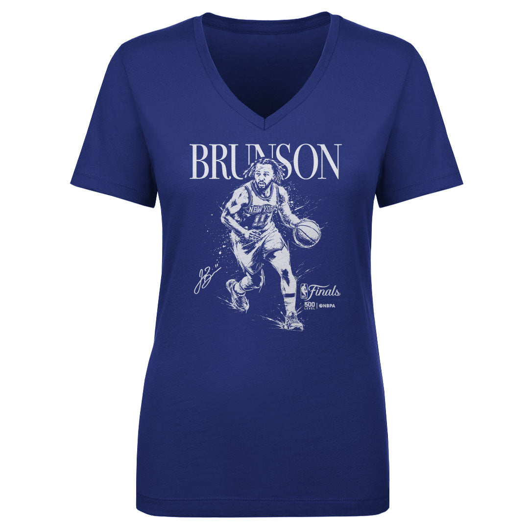 Jalen Brunson Women's V-Neck T-Shirt | 500 LEVEL