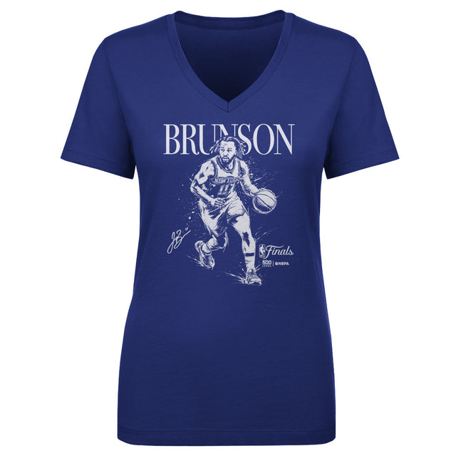Jalen Brunson Women's V-Neck T-Shirt | 500 LEVEL