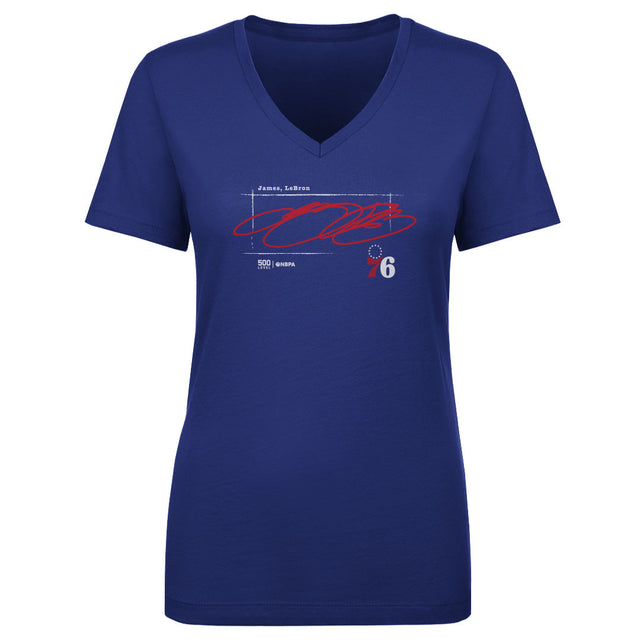 LeBron James Women's V-Neck T-Shirt | 500 LEVEL