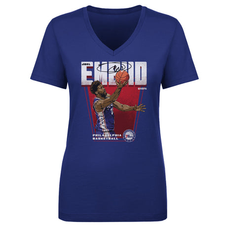 Joel Embiid Women's V-Neck T-Shirt | 500 LEVEL