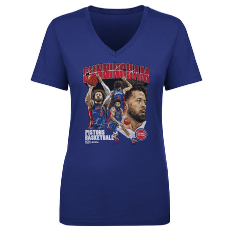 Cade Cunningham Women's V-Neck T-Shirt | 500 LEVEL
