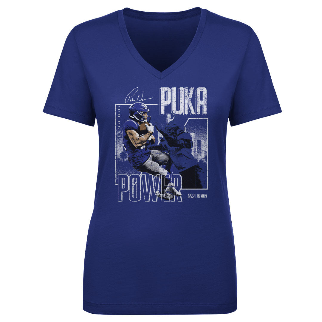 Puka Nacua Women's V-Neck T-Shirt | 500 LEVEL