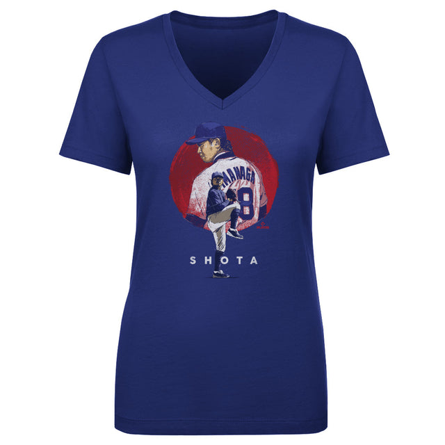Shota Imanaga Women's V-Neck T-Shirt | 500 LEVEL