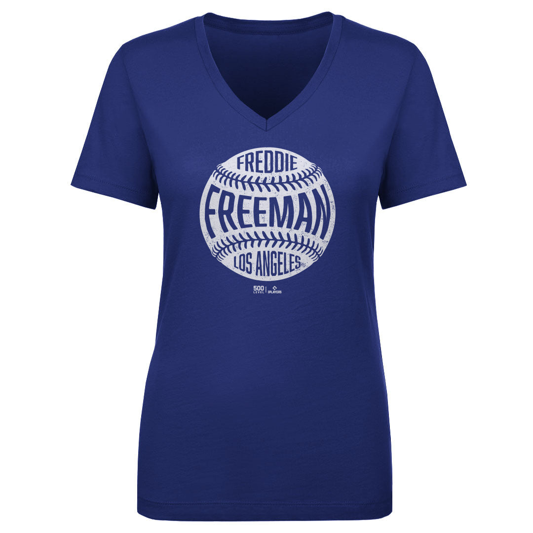 Freddie Freeman Women's V-Neck T-Shirt | 500 LEVEL