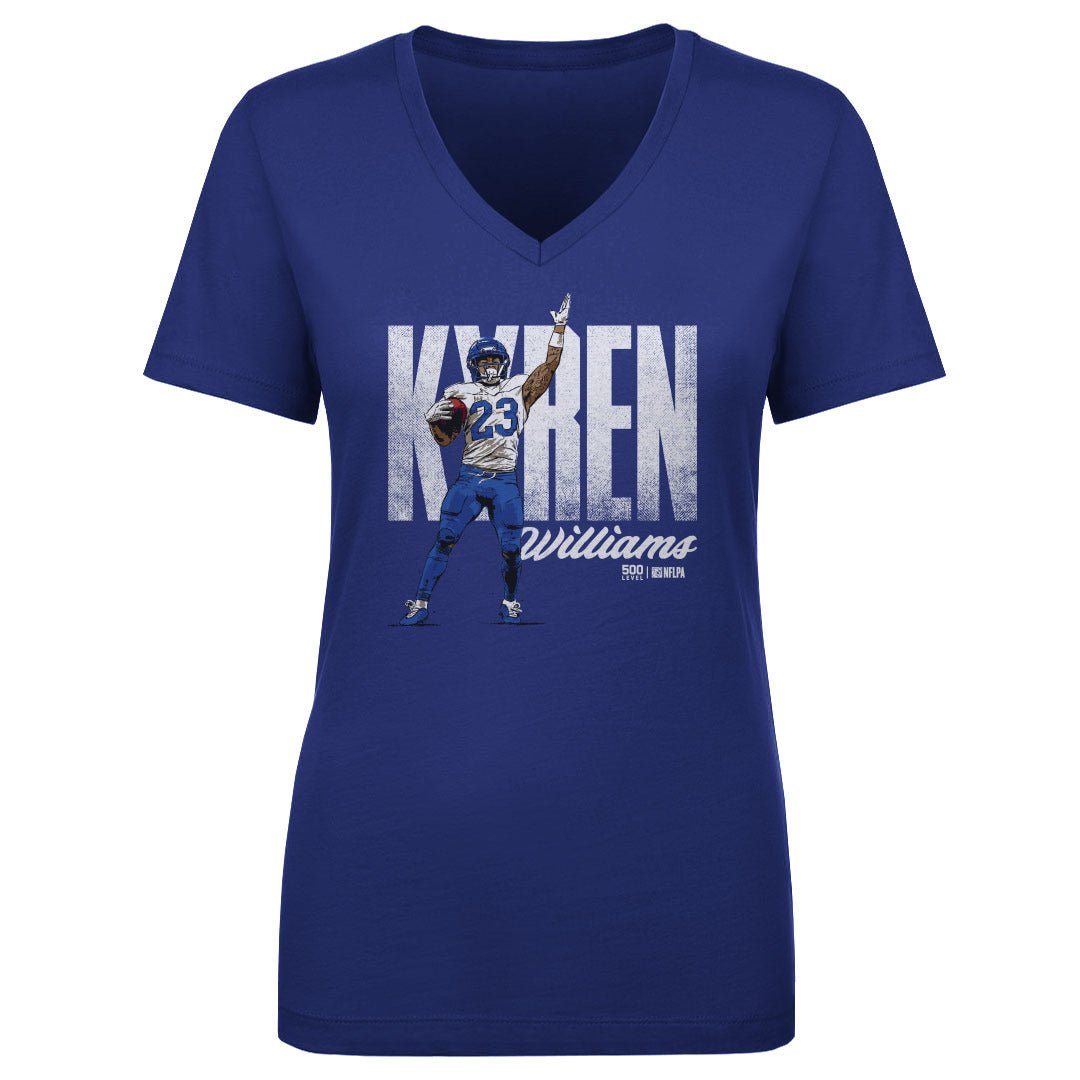 Kyren Williams Women's V-Neck T-Shirt | 500 LEVEL