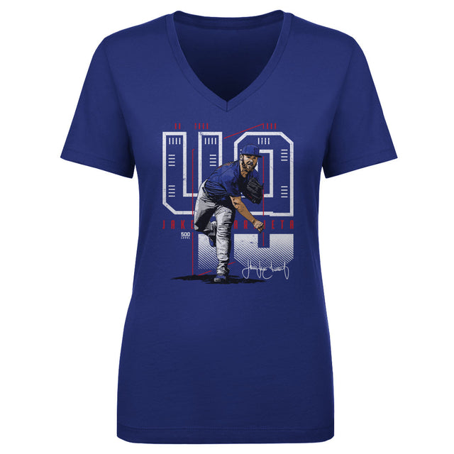 Jake Arrieta Women's V-Neck T-Shirt | 500 LEVEL